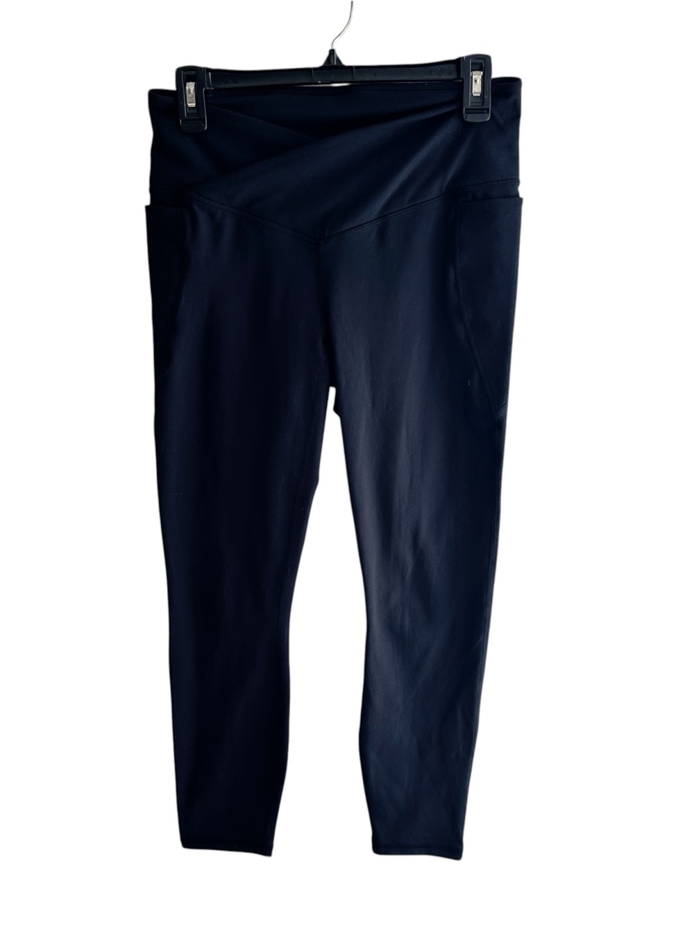 Fabletics Oasis PureLuxe High Waisted Crossover 7/8 Leggings - Picture 2 of 5